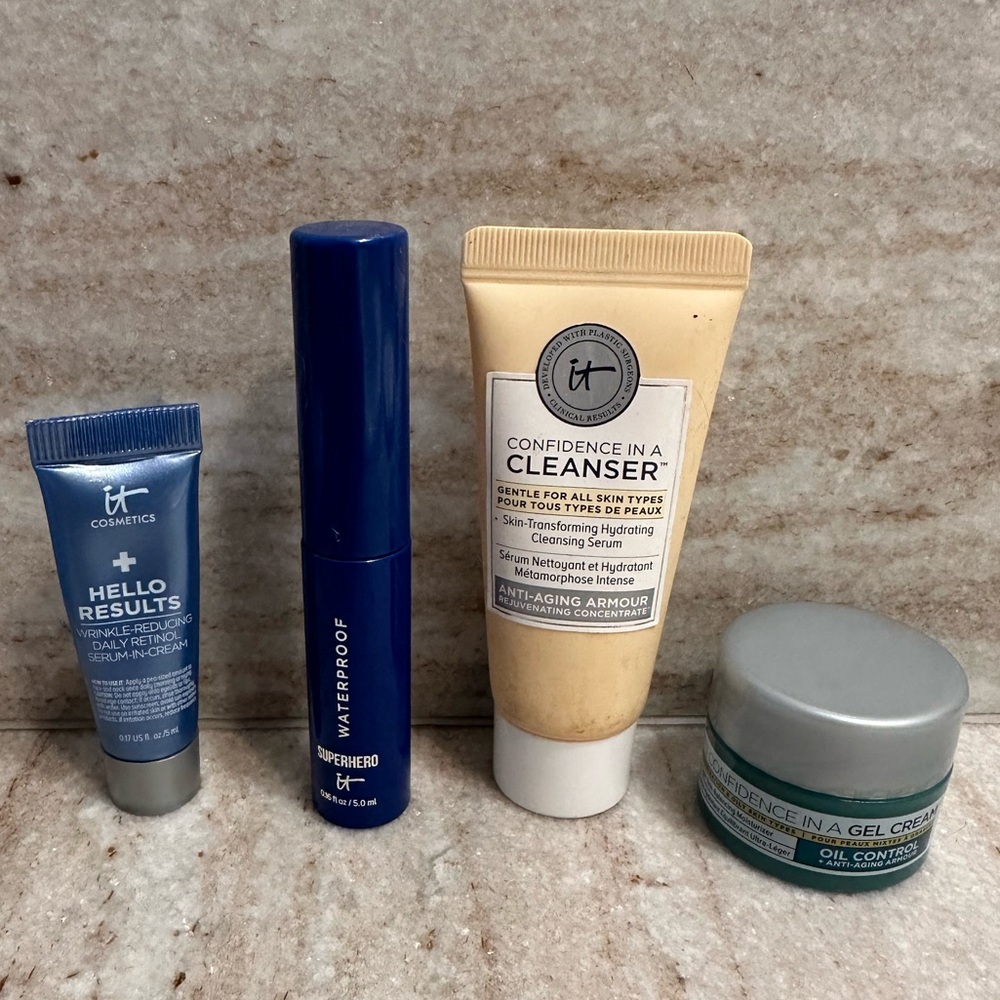 IT Cosmetics mini/travel sized 4 piece combo